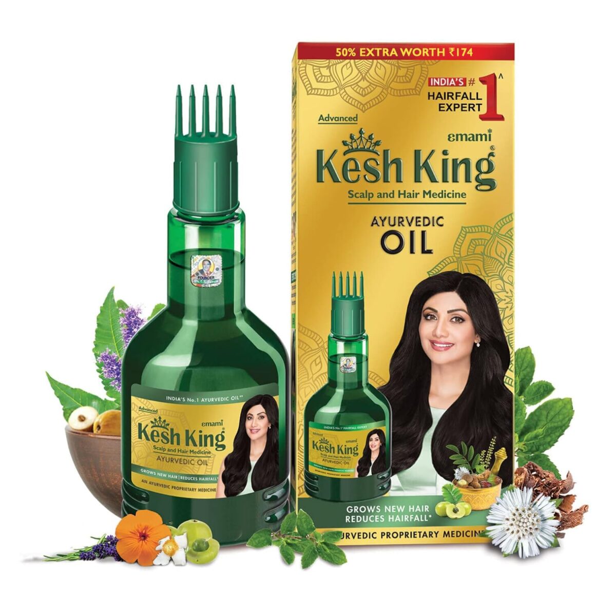 Kesh King Ayurvedic Anti Hairfall Hair Oil