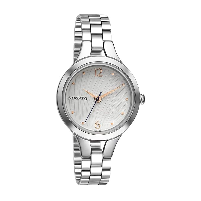 Sonata Workwear White Dial Women Watch